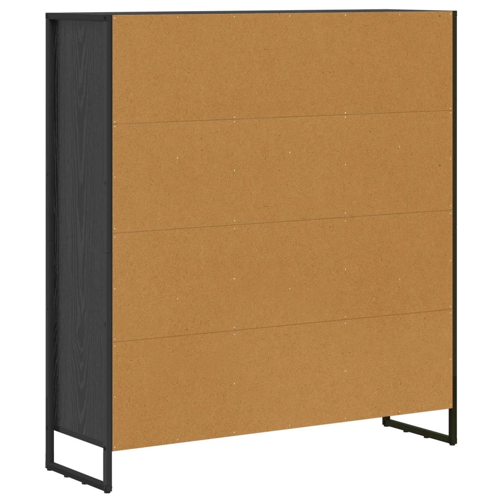 Armadio per Libri 2 pcs Rovere Nero 99,5 x 30 x 108 cm 3403022