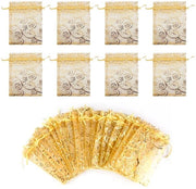 Set di regali 110 pezzi - Sacchetto di rasoio trasparente - Cordino - Accessori per matrimoni - Dimensioni 10 x 15 cm - Sacchetti di regalo