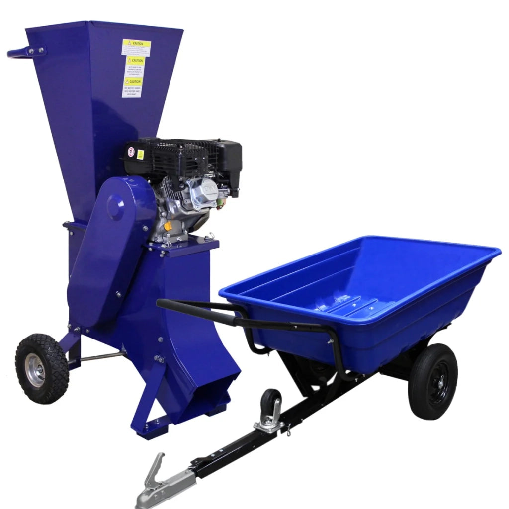 Carrello Carretto da Giardino con Pneumatici da Fuoristrada per Giardinaggio