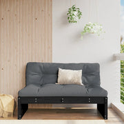 Divano Centrale 120x80 cm in Legno Massello di Pino Nerocod mxl 96984