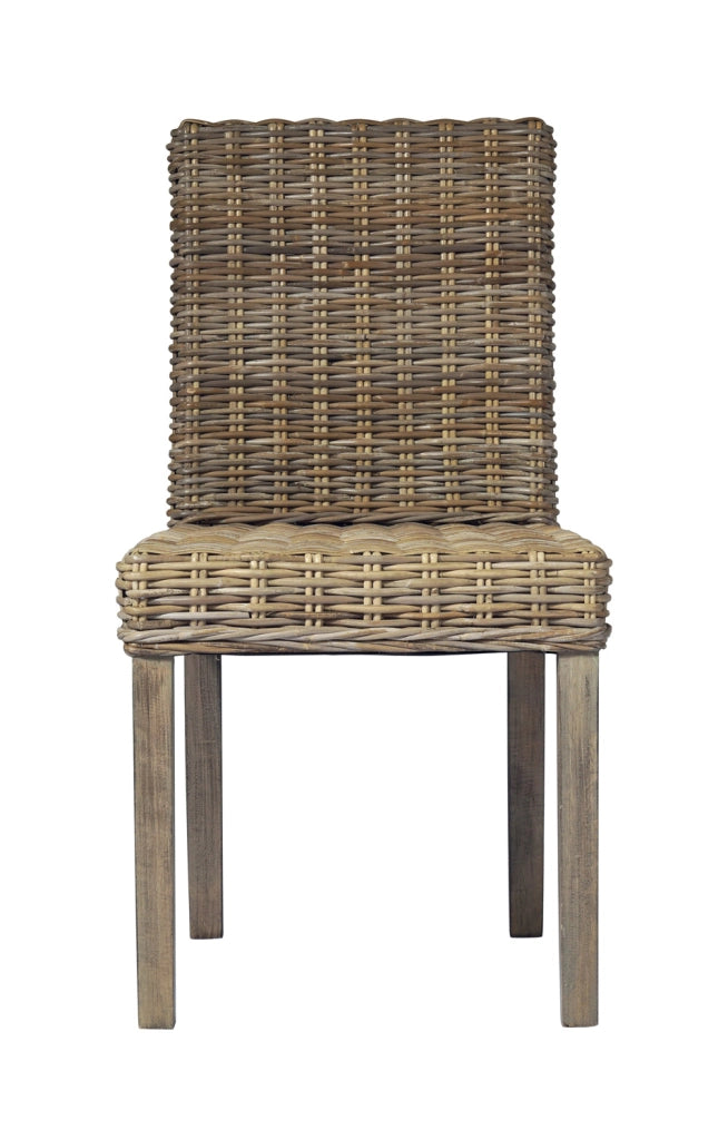 Sedia Lisbona Grey Kubu naturale Greenwood