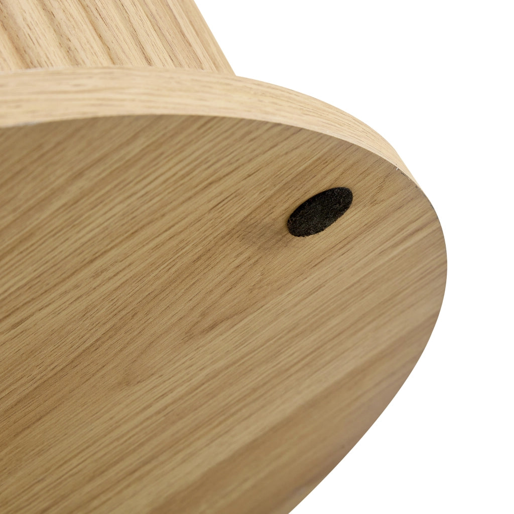 Tavolo rotondo 115x115x74 cm con contenitore; struttura stabile in MDF; naturale
