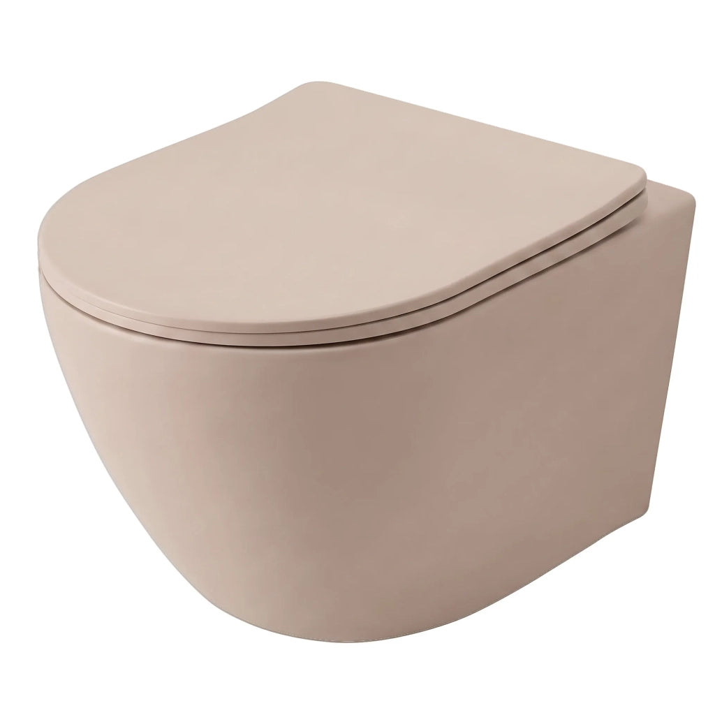 Vaso Wc Sospeso Rea Carlo Mini Tornado Mocca Matt