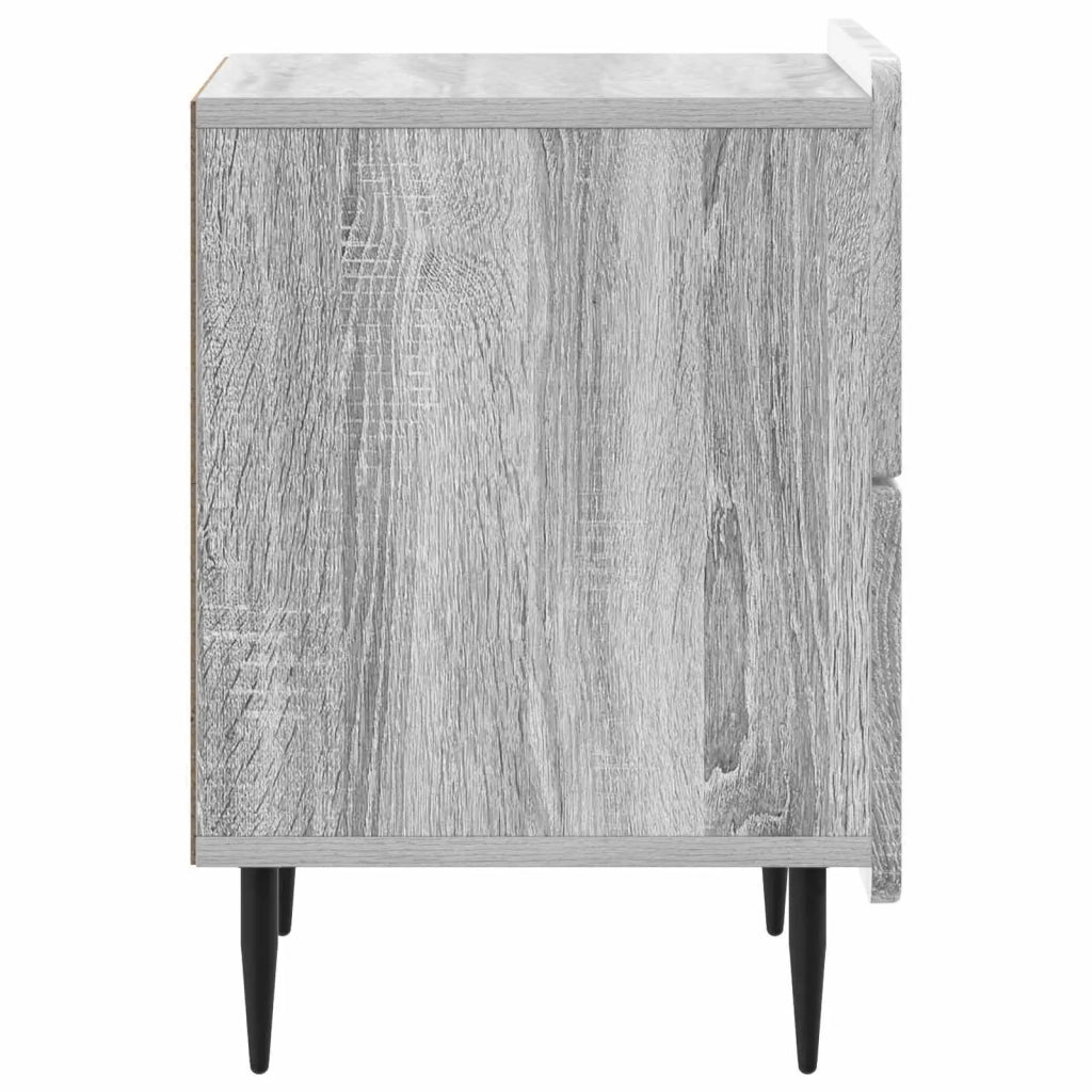 Armadio da Notte 2 pcs Grigio Sonoma 43 x 34,5 x 49,5 cm 894308