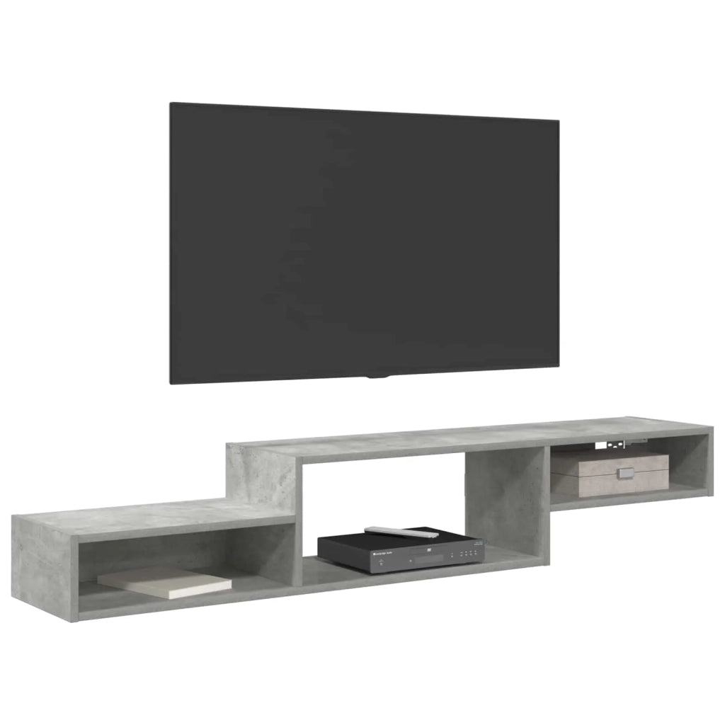 Mobile TV da Parete A parete Grigio Cemento 150 x 28 x 26 cm