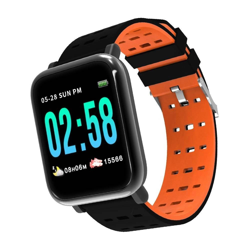 Trade Shop - Smart Watch A6 Bracciale Pressione Sanguigna Frequenza Cardiaca Monitor Fitness -