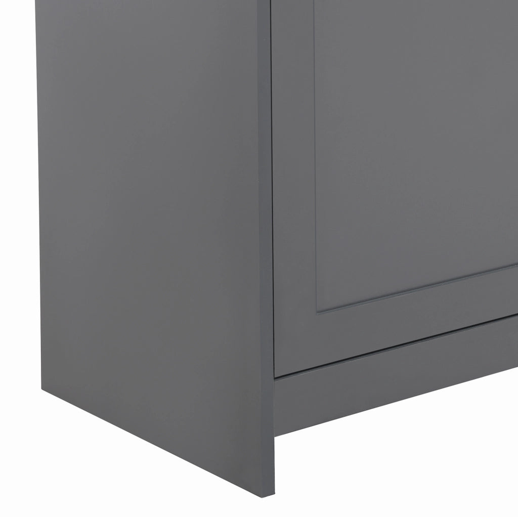 Credenza buffet rustica 160 cm con 4 ante e 3 cassetti