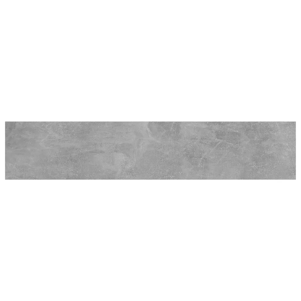 Ripiani Libreria 8pz Grigio Cemento 100x20x1,5cm Multistrato 805387