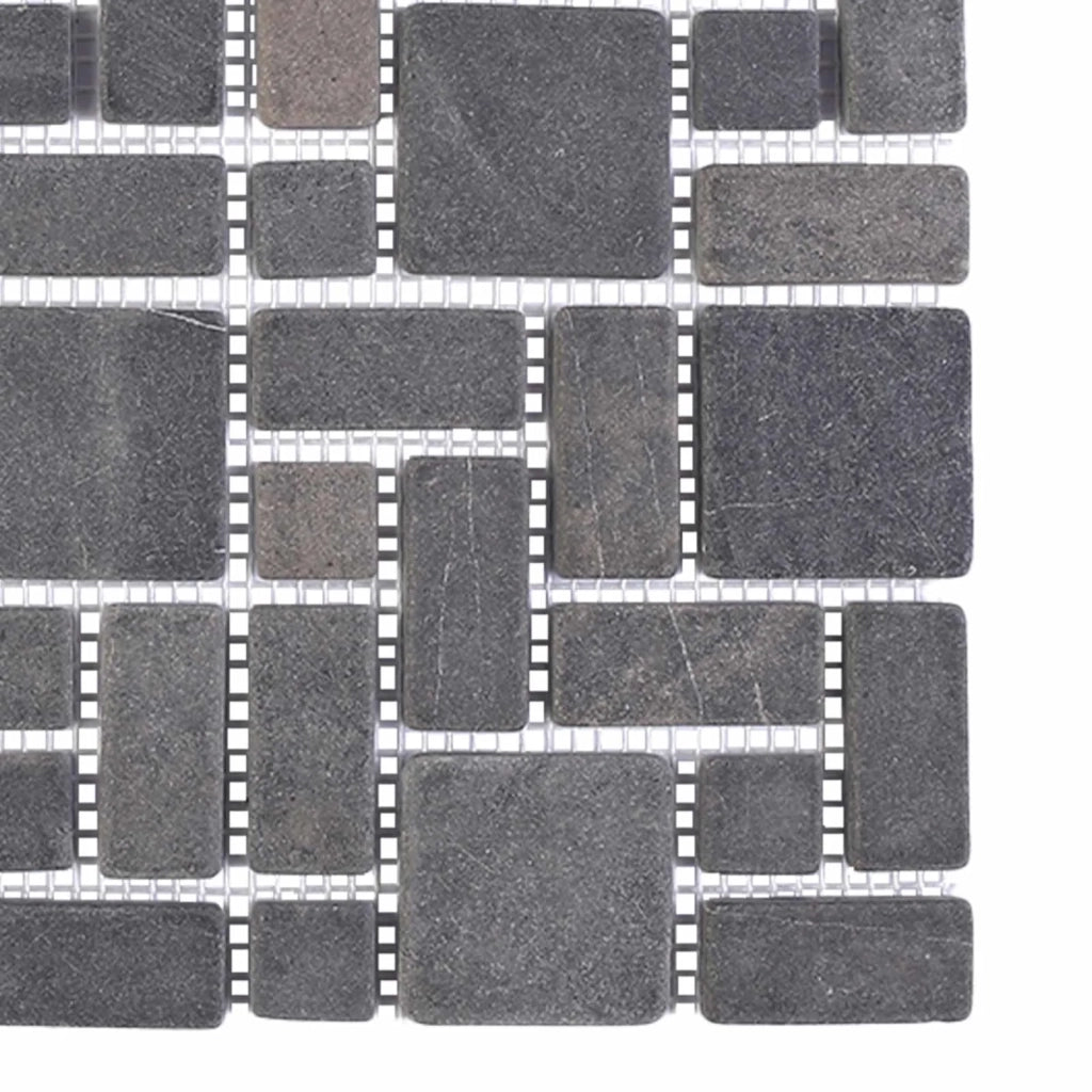 Piastrelle Mosaico Grigio 30 x 30 cm Marmo 42033526