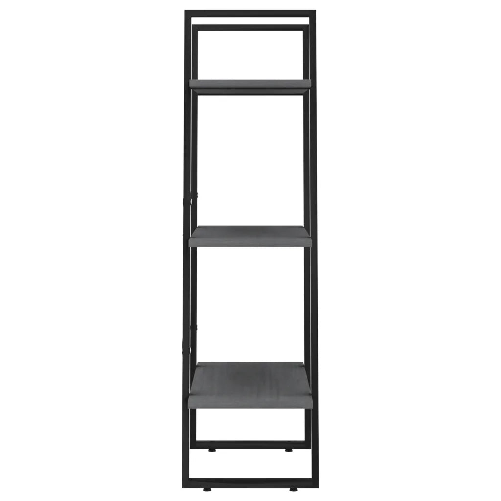 Scaffale Grigio 60x30x105 cm in Legno Massello di Pino CFW9058231