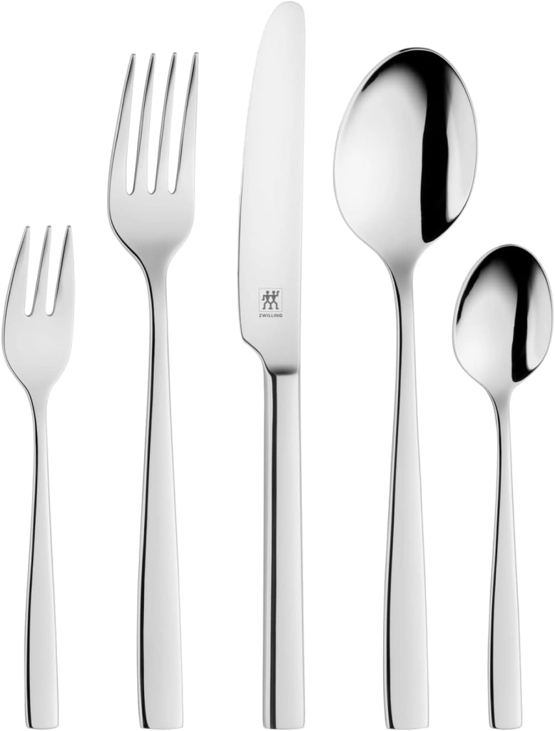 ZWILLING Set di 60 Posate da Tavolo, Per 12 Persone, Acciaio Inox 18/10 di Alta Qualità, Lucidato Serie Roseland