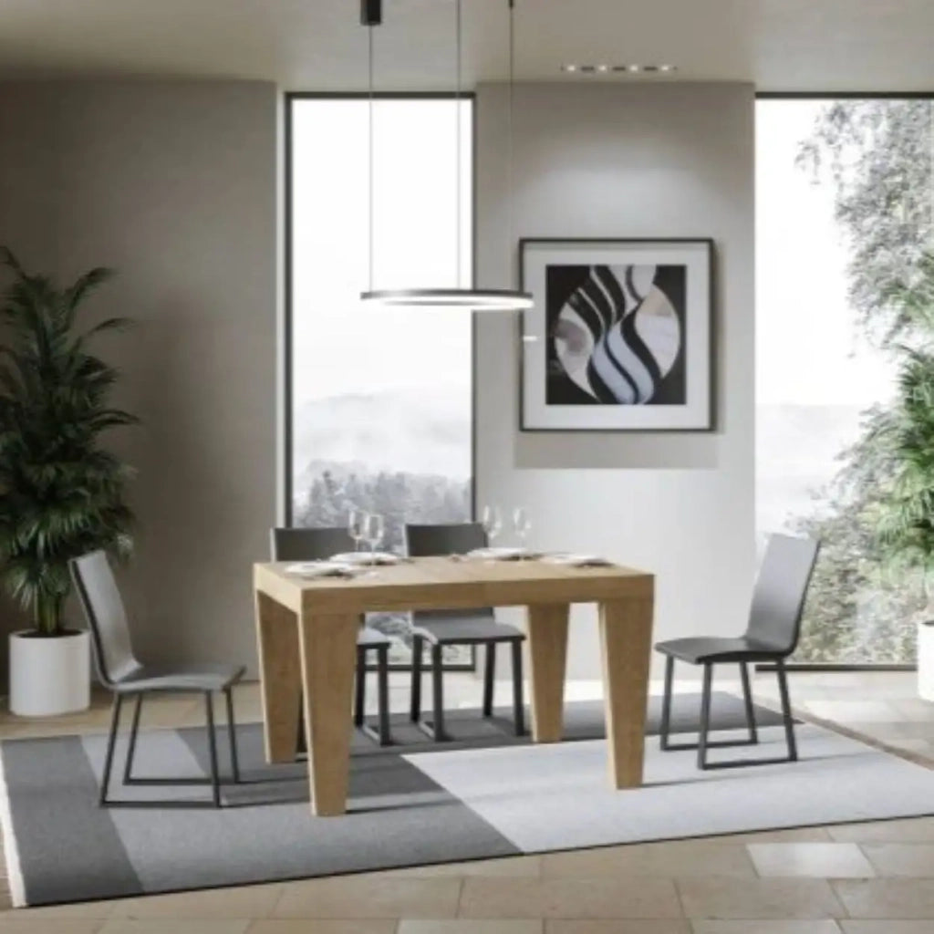 Tavolo allungabile 130/234x90 cm Spimbo colore quercia natura