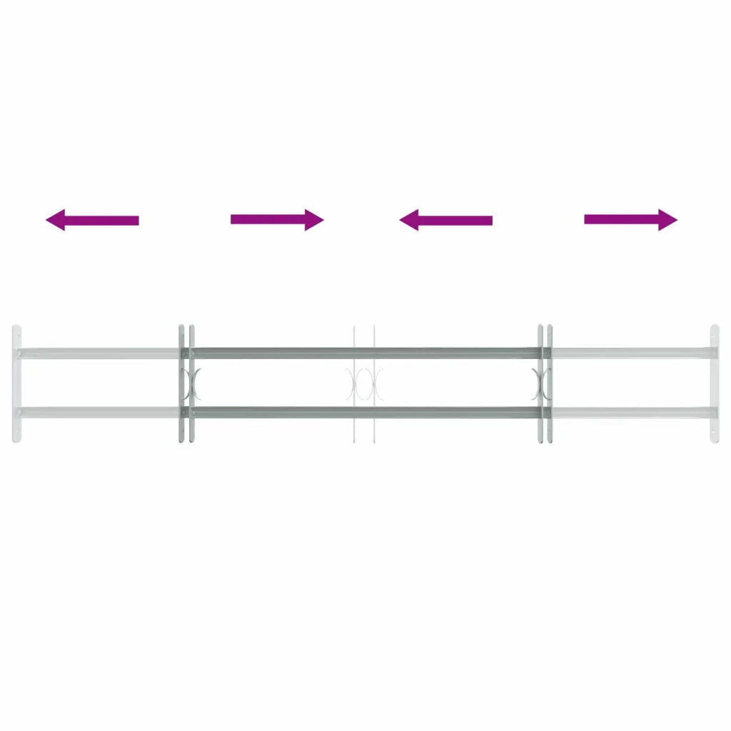 Griglia di Sicurezza per Finestre con 2 Traverse 3 pz CFW5711252