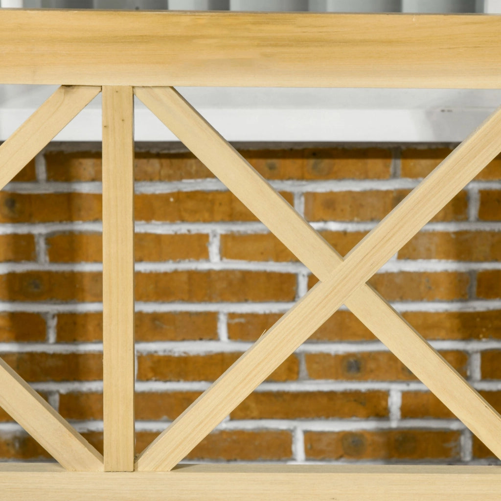 Panchina a dondolo con pergola ¨C zephmum ¨C 221x140x196 cm