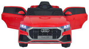 Macchina Elettrica per Bambini 12V con Licenza Audi Q8 Rossa