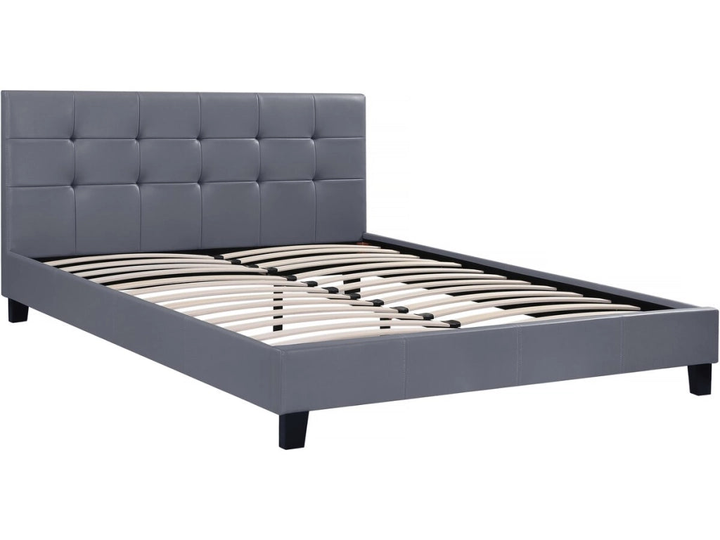 Letto "Julia" - 160 x 200 - Grigio chiaro