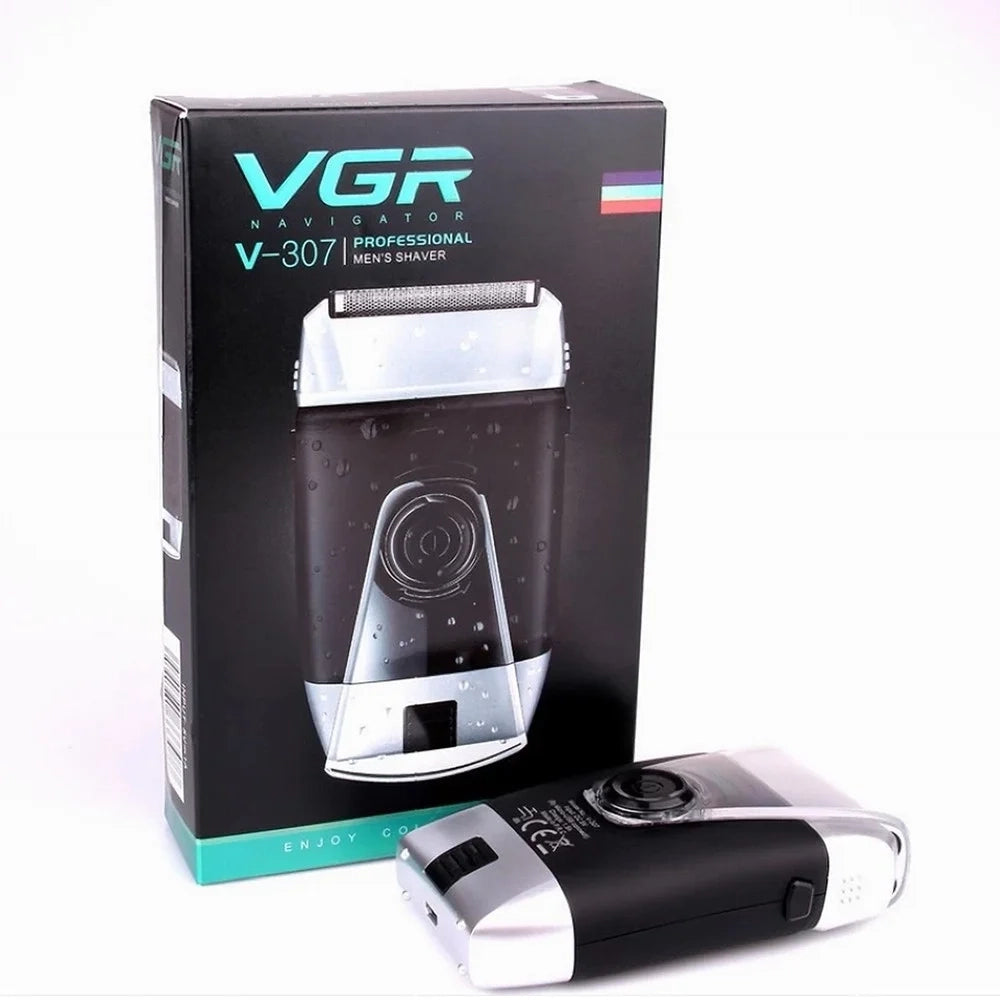 Trade Shop - Rasoio Professionale Barber Vgr V-307 Shaver Usb Rasatura A Pelle -