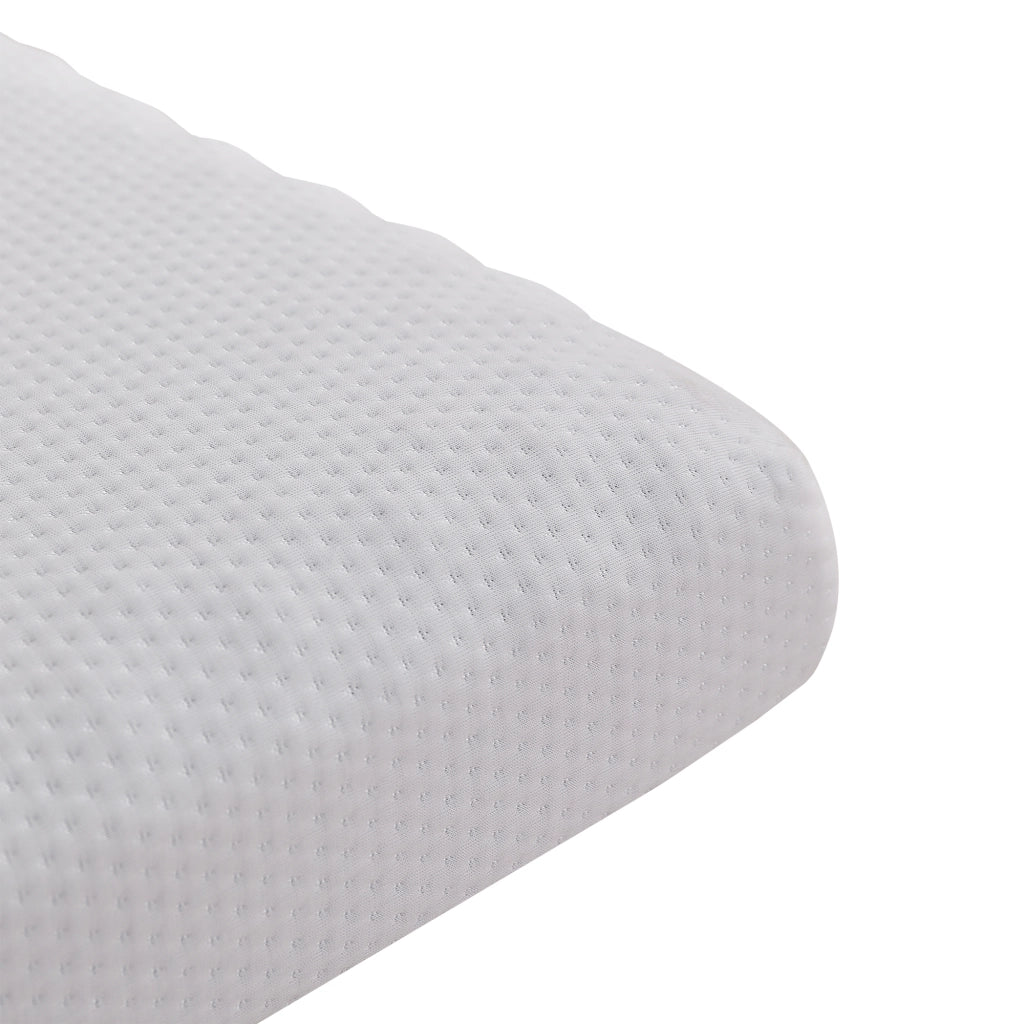 Materasso Ergonomico ¨C MINIMAL ¨C Bianco/Grigio, Tessuto a Nido d'Ape, H3, 90x200cm