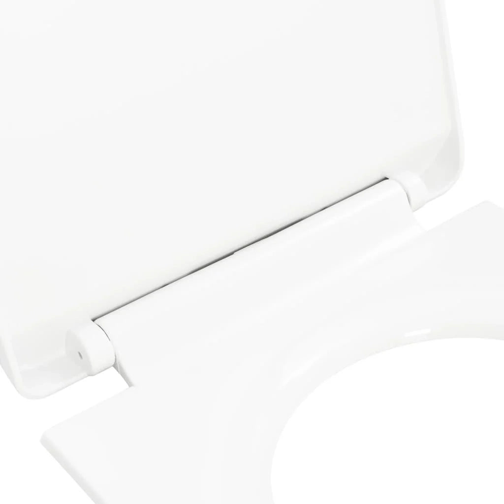 Sedile WC con chiusura ammortizzata tazza WC sedile WC bagno casa ristorante negozio hotel bianco 02_0002908