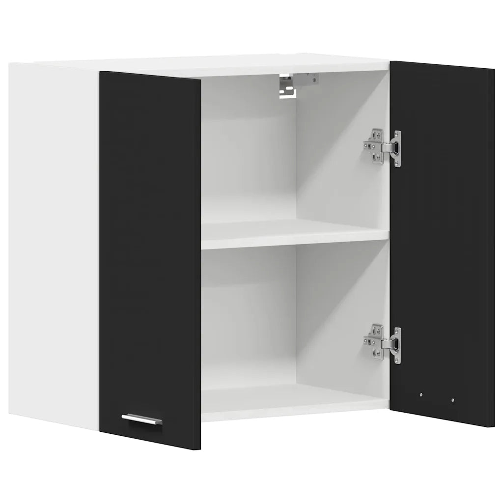 Mobile Pensile “Lyon” Nero 60x31x60 cm in Legno Multistrato