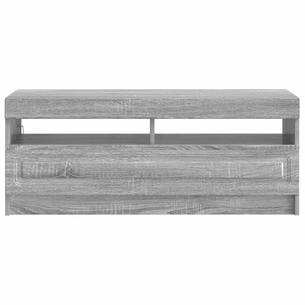 Mobile TV LED Sonoma grigio Legno ingegnerizzato 897871