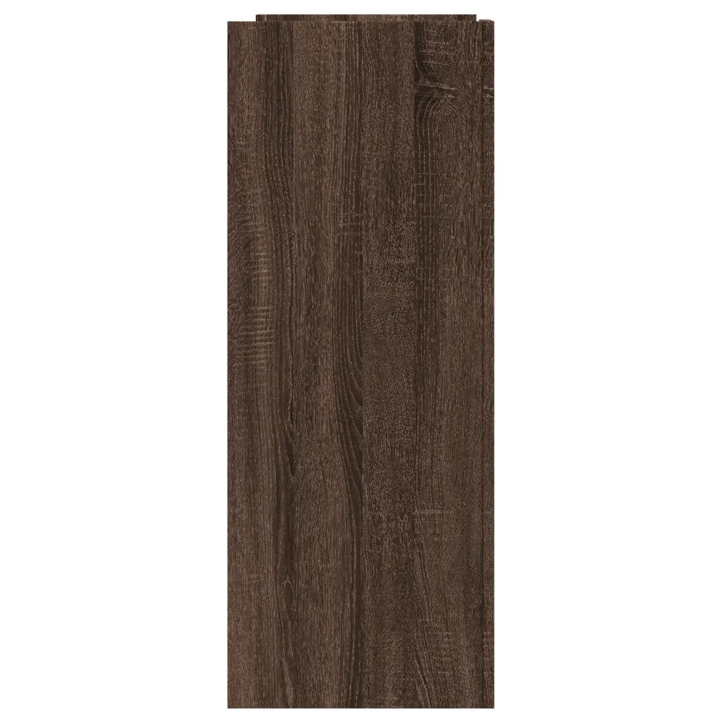 vidaXL Tavolino Consolle Rovere Marrone 100x35x90 cm Legno Multistrato