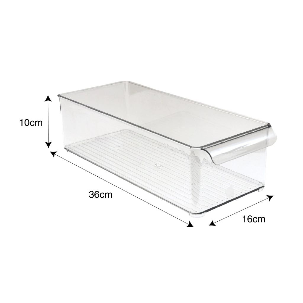 KIT SET 2 PZ MAURY'S VASCHETTA CONTENITORE PER FRIGORIFERO 36 X 16 X H10 CM