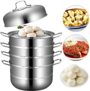 Pentola a vapore - Pentola per cuscus - Pentola a vapore multiuso - Pentola per cuscus - Contenitore per alimenti a vapore - Vaporizzatore per alimenti