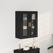 Armadio da Parete in Rovere Nero - 69.5x34x90 cm