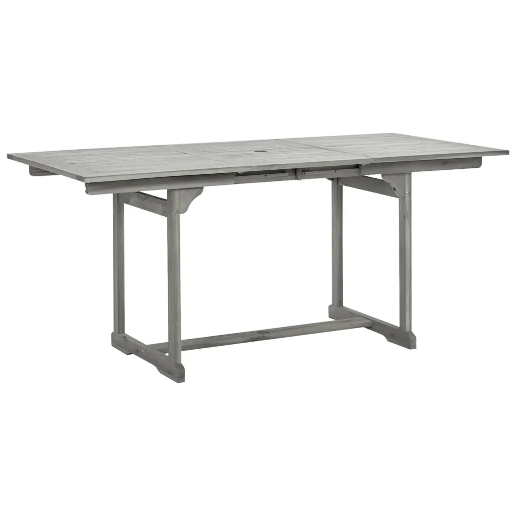 Set da Pranzo per Giardino 7 pz Legno Massello di Acacia cod mxl 43148