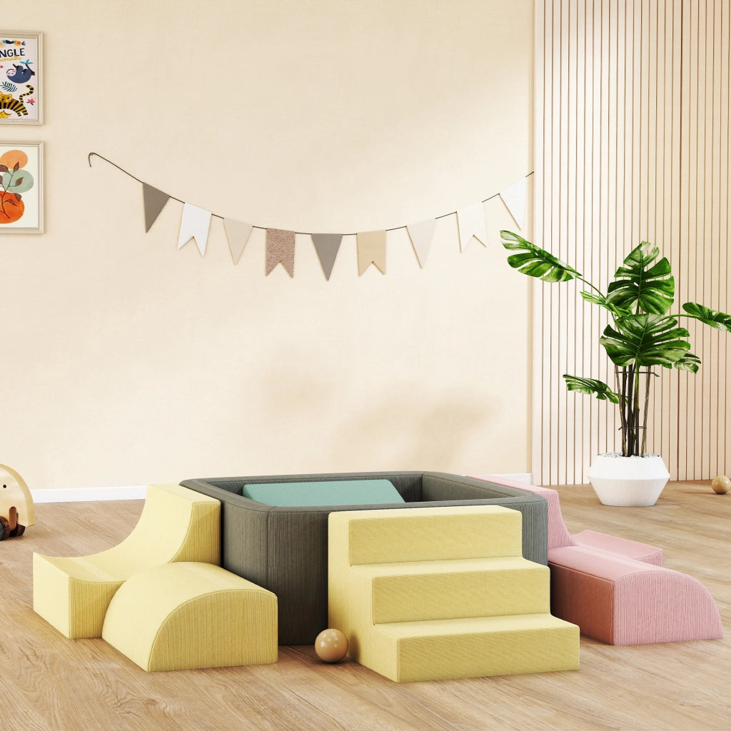 Blocchi di schiuma per bambini con fodere lavabili ¨C zephmum ¨C multicolore