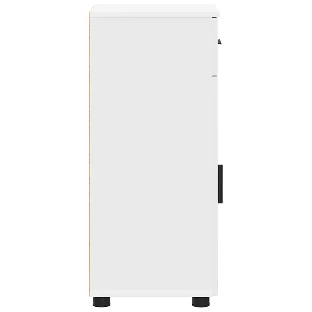 Mobile da Bagno con cassetto con porta Bianco 30 x 35 x 80 cm 883324