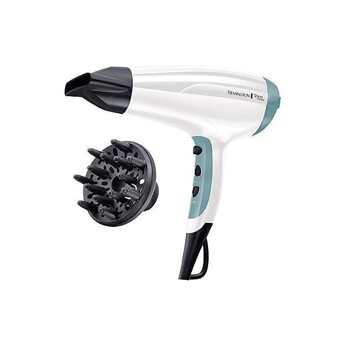 Remington D5216 asciuga capelli 2300 W Blu, Bianco