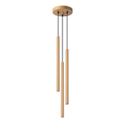 Lampada a sospensione Velino oro 3 luci tubi G9 Pure Lume