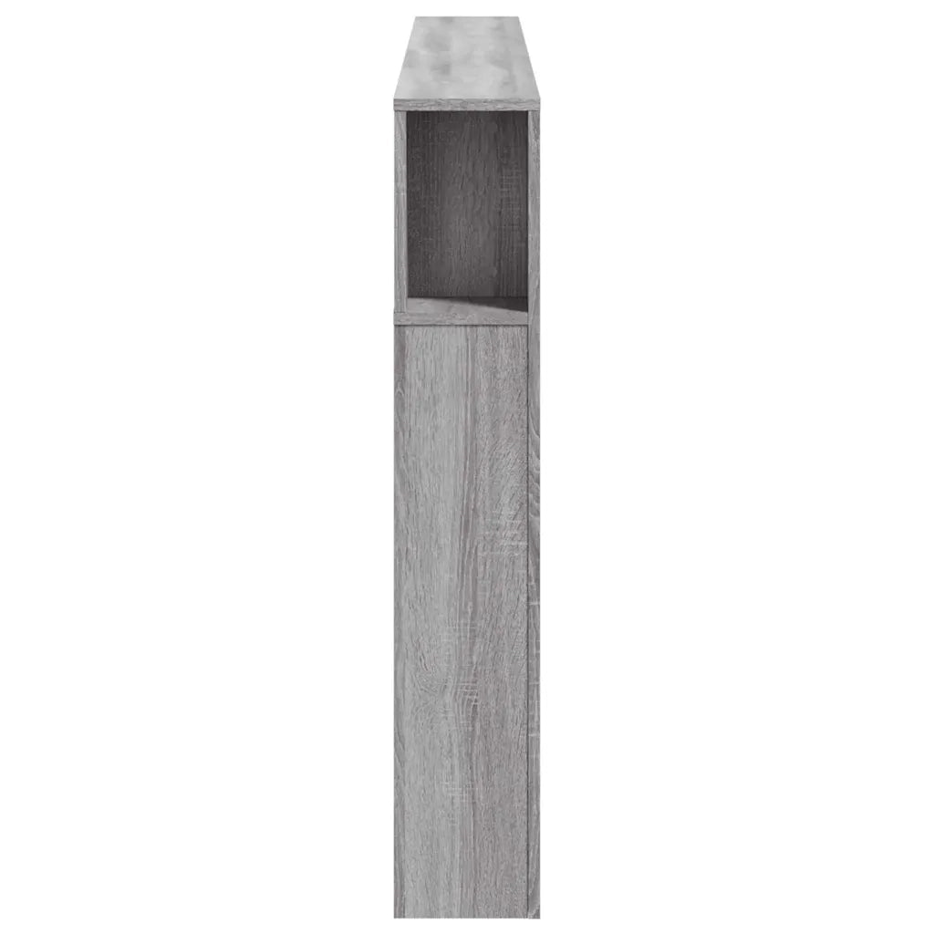 Testiera LED Grigio Sonoma 180x18,5x103,5 cm Legno Multistrato 837363