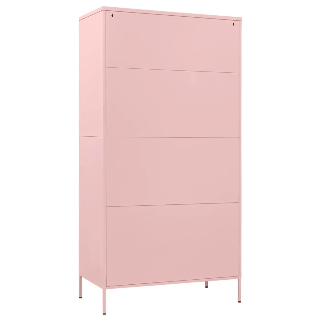 Armadio Rosa 90x50x180 cm in Acciaio CFW5639413