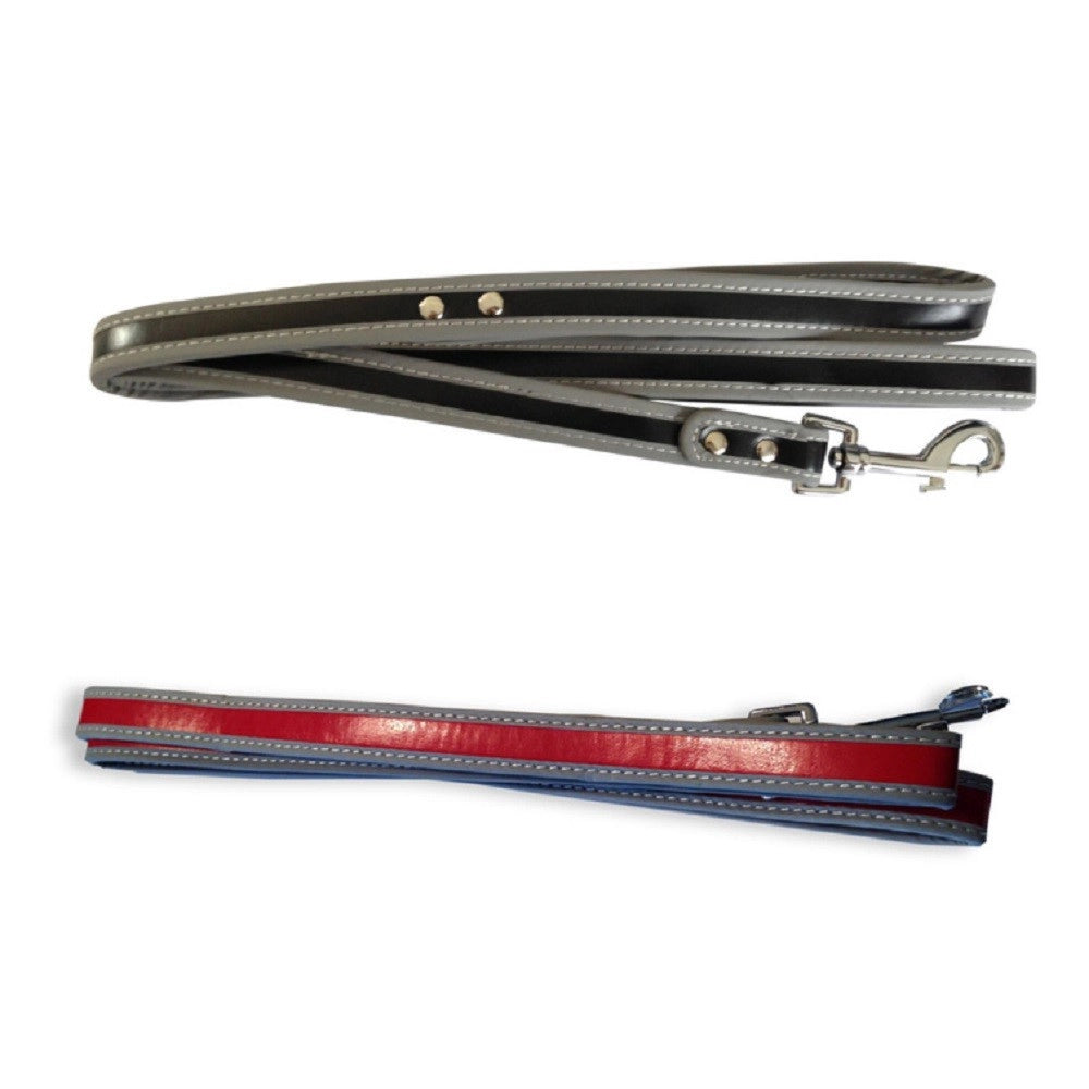 Trade Shop - Guinzaglio Per Cane Lunghezza 120cm Riflettente Moschettone Acciaio Vari Colori -