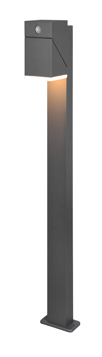 Lampada Palo da Esterno a LED SMD in Allumnio Pressofuso Antracite