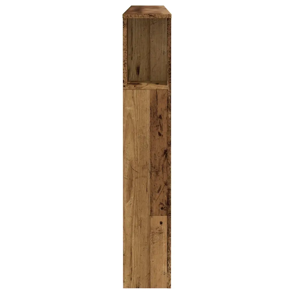 Testiera con Contenitore Legno 160x18,5x103,5 cm in Truciolato 856882