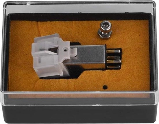 Piattaforma per girare dischi Premium Performance - Piattaforma per girare dischi con fondo sonoro intenso e stilo a carter di sonda - Accessorio per DJ per dischi in vinile.