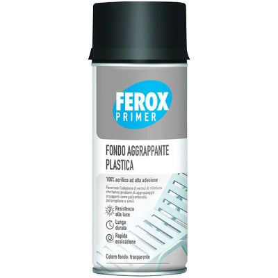 FONDO AGGRAPPANTE SPRAY FEROX AREXONS - PLASTICA ML 400- 6 pezzi