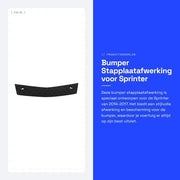 Parte anteriore schoccorientata per Sprinter 2014-2017 - Materiale ABS - Installazione semplice - Resistente agli urti - Parte anteriore