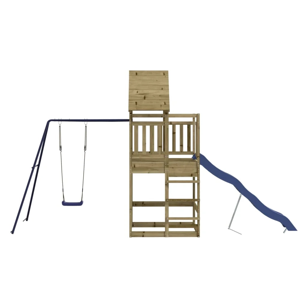 Area giochi da esterno 482 x 206 x 264 cm legno di pino impregnato 02_0004860