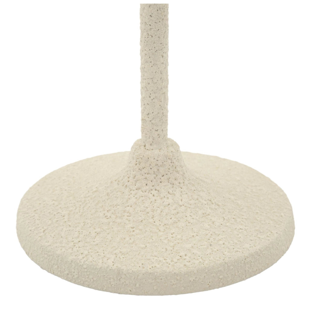 Portacandela VKH745, Beige, Metallo, 9,5x9,5x22,5 cm