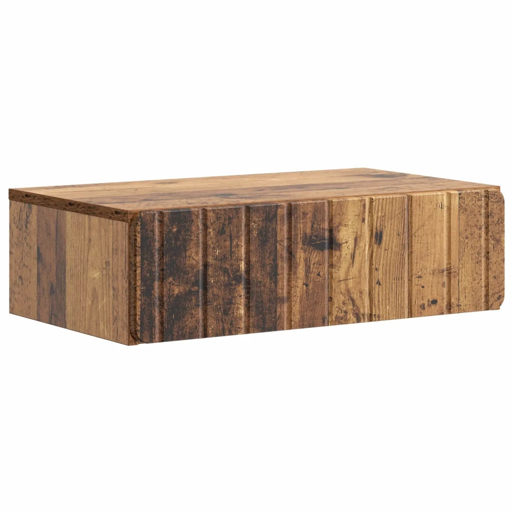 Tavolino da Parete Laterale Legno antico 59 x 34,5 x 17 cm 898323