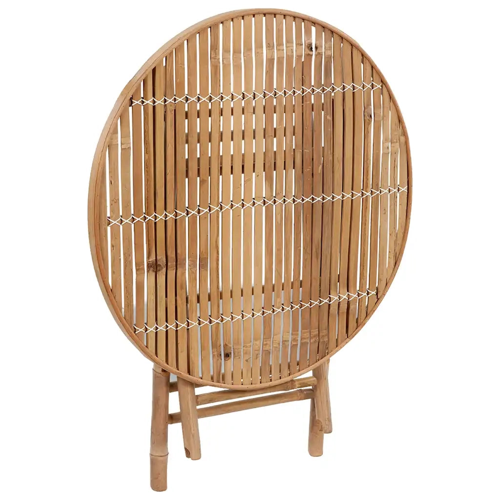 Set da Pranzo da Giardino 5 pz Pieghevole con Cuscini in BambÃ¹ cod mxl 40652