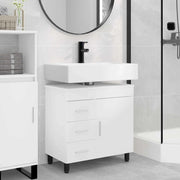 Mobiletto da bagno Bianco 60 x 35 x 60 cm Legno ingegnerizzato 889375