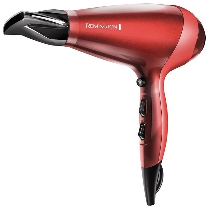 Remington AC9096 T-Studio Silk Asciugacapelli 2400 W Ionico Ceramica 3 velocita' Diffusore Concentratore colore Rosso