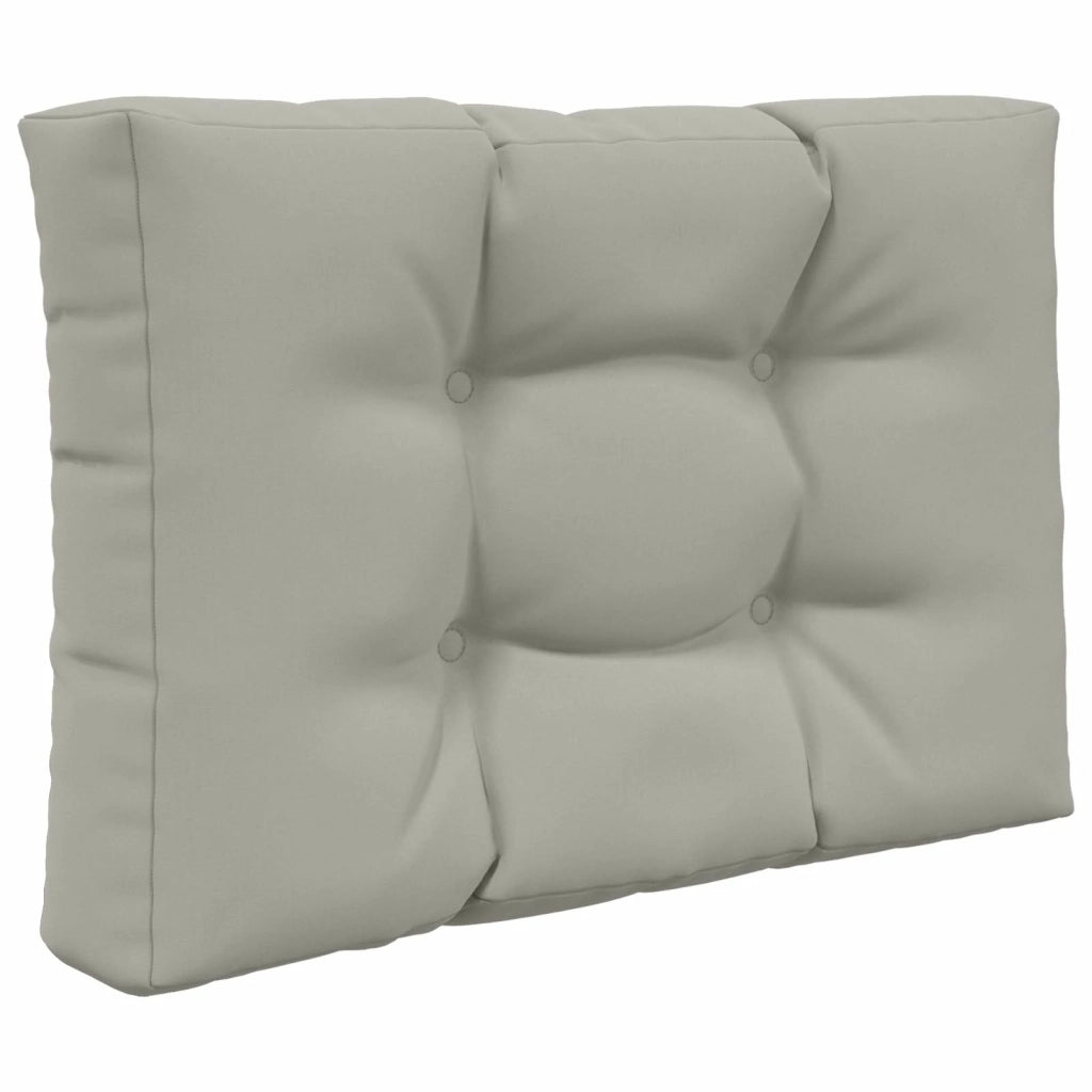 Cuscino per divano da esterno 2 pcs Grigio Poliestere