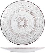 Set da giardino da 6 piatti da tavola bianchi 27,5 cm